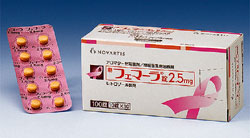 ノバルティス「フェマーラ錠２・５mg」