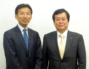 山田氏（左）と吉野氏