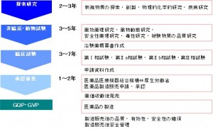 新薬が生まれるまでのプロセス