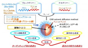 ナノステロイド、ナノPGE1の作製とその構造