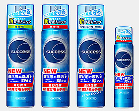 改良新発売の「サクセス薬用育毛トニック」