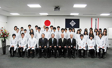 実習に向けて集合(金沢大学)