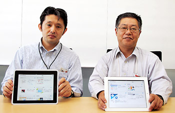 左から産業・流通サービス本部の仲出川浩資氏、橋本氏