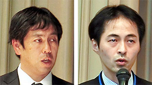 豊見氏（右）と伊東氏