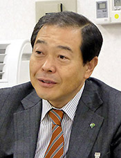 ウエルネスフェスタ実行委員長の若林晃博氏(ピップ常務取締役卸事業本部長)