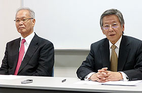 G＆G吉田社長（右）と佐川会長