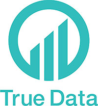 新社名「True Data」のロゴ