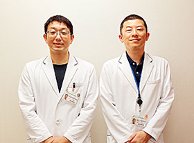 薬剤部の山口氏(右)、小川氏