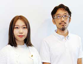 左から大山氏と松岡氏