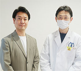 大槻氏(左)と北岡氏