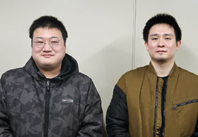 原告の長澤氏(左)と箱石氏