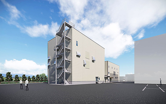 新たな原薬製造設備建設