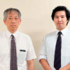 センター長を兼任する伊東薬剤部長（左）、副センター長の吉川副薬剤部長