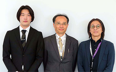 左から神田氏、平氏、松本氏