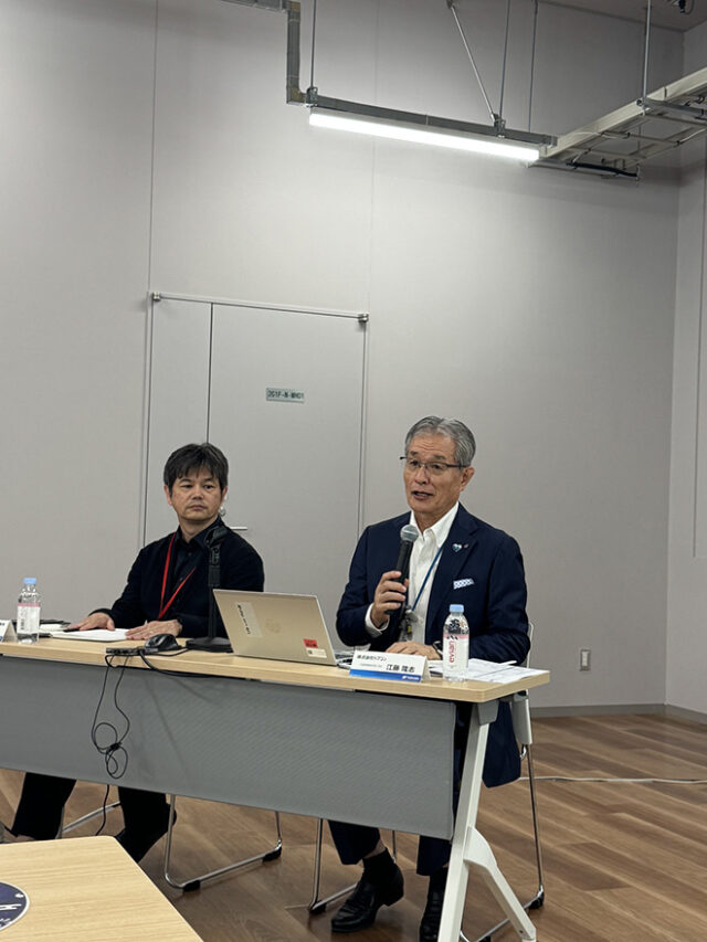 左：小堀氏　右：江藤氏