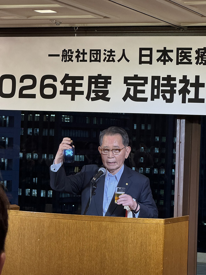 懇親会の松本会長