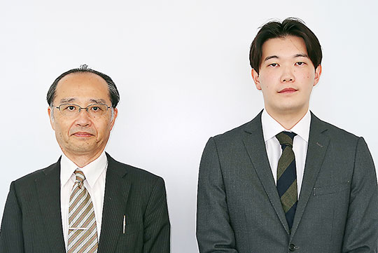 左から平氏、神田氏